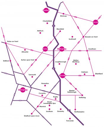 Highly Strung Map - Where we play